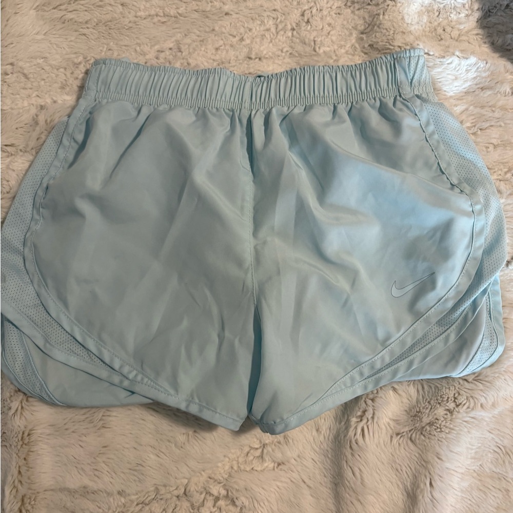 Nike Women's Sky Blue Athletic Shorts